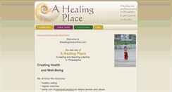 Desktop Screenshot of ahealingplaceonline.com