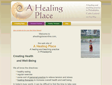 Tablet Screenshot of ahealingplaceonline.com